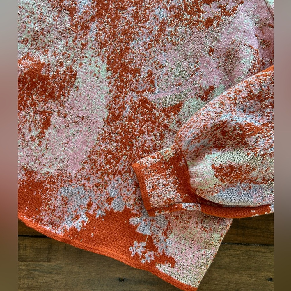 Anthropologie Beatriz Mock Neck Lurex Edition Sweater S - Picture 9 of 13